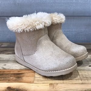 Girls Tan Boots Size 9